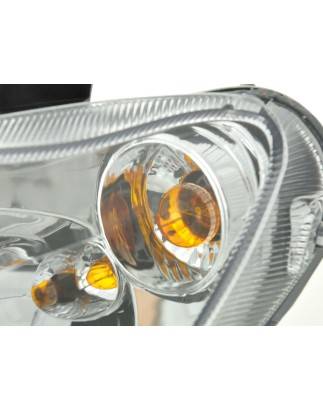 Headlight set Peugeot 307 01-06 chrome