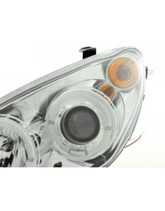 Headlight set Peugeot 307 01-06 chrome