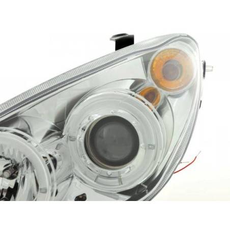 Headlight set Peugeot 307 01-06 chrome