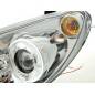 Headlight set Peugeot 307 01-06 chrome