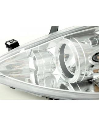 Headlight set Peugeot 307 01-06 chrome