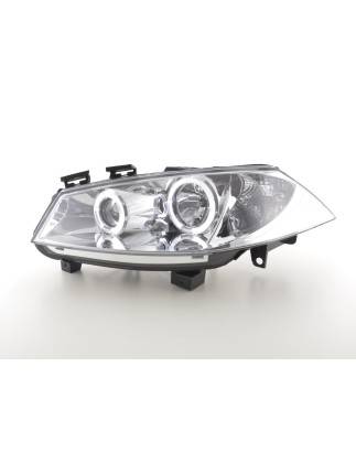 Headlight set Renault Megane 2 3/5-door. 03-06 chrome