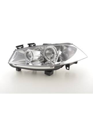 Headlight set Renault Megane 2 3/5-door. 03-06 chrome