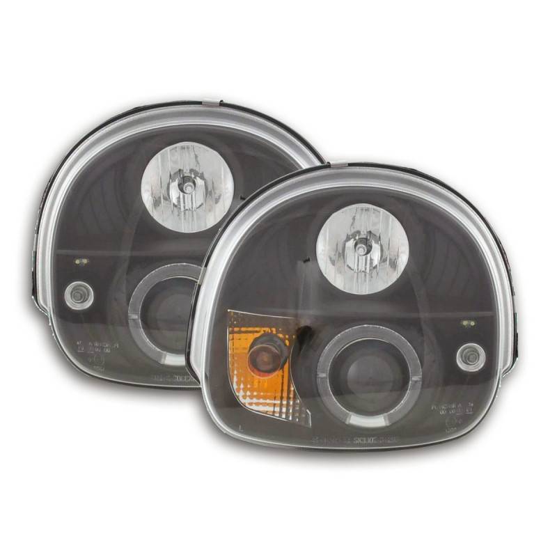 Headlight set Renault Twingo 93-00 black