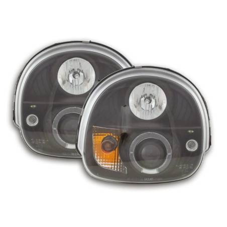 Headlight set Renault Twingo 93-00 black