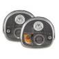 Headlight set Renault Twingo 93-00 black