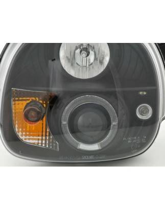 Headlight set Renault Twingo 93-00 black