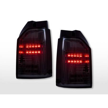 LED taillights set VW T6 year 16-19 tailgate door version smoke