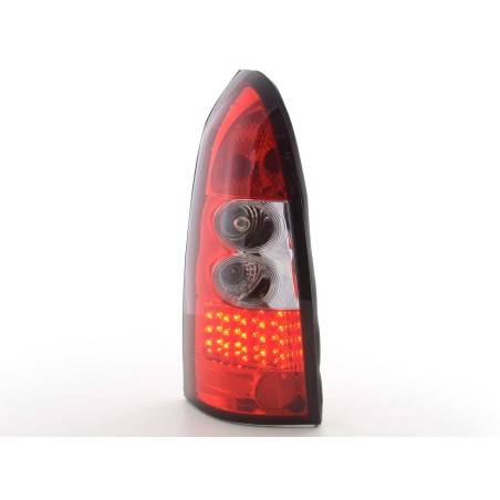 LED taillights set Opel Astra G Caravan 98-03 clear / red