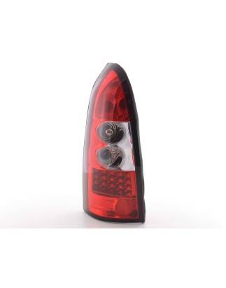 LED taillights set Opel Astra G Caravan 98-03 clear / red