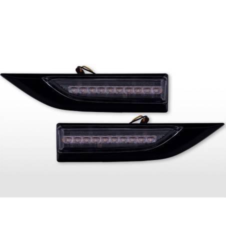 LED side indicator set VW T6 year 16 onwards black