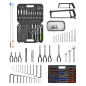 6 Drawer Topchest & Rollcab Combination with Ball-Bearing Slides - Green/Grey & 170pc Tool Kit