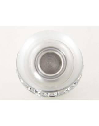 Gear knob aluminum with crystals, surface chrome