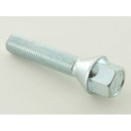 Wheel bolt, M14 x 1,5 32mm domed silver