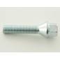 Wheel bolt, M14 x 1,5 32mm domed silver