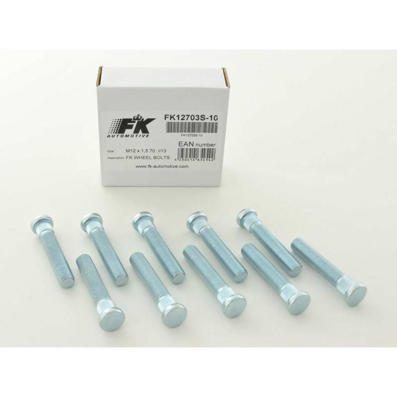 Stud set for Ford vehicles (10 pieces), length 40 mm