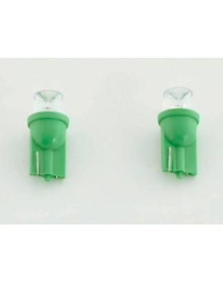 LED bulbs green SET (2 pieces)