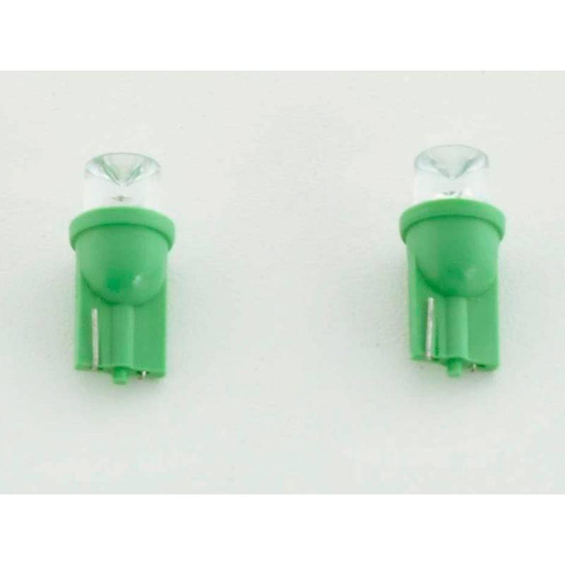 LED bulbs green SET (2 pieces)