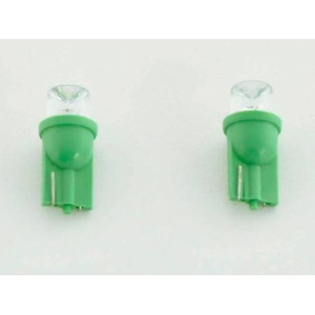 LED bulbs green SET (2 pieces)