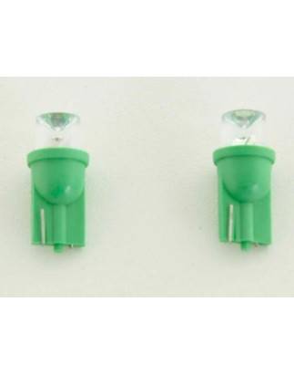 LED bulbs green SET (2 pieces)