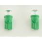 LED bulbs green SET (2 pieces)