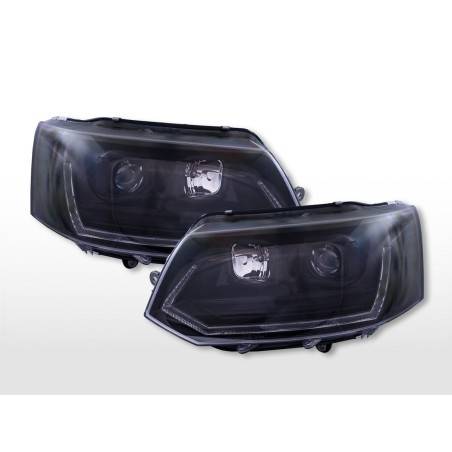 Halogen headlight set VW T5 built from 10 black