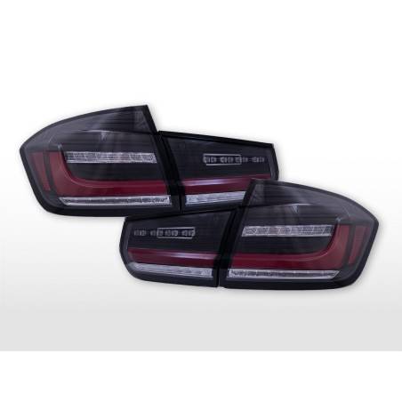 LED taillight set BMW 3 Series F30 12-17 red/black smoked