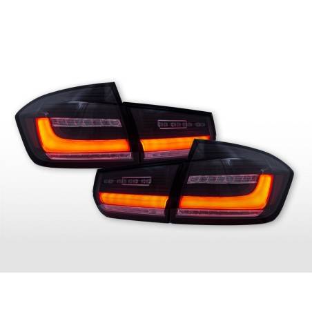 LED taillight set BMW 3 Series F30 12-17 red/black smoked