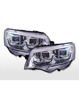 LED/Halogen headlight set VW T6 chrome