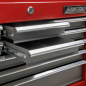 Topchest 9 Drawer with Ball-Bearing Slides - Red/Grey