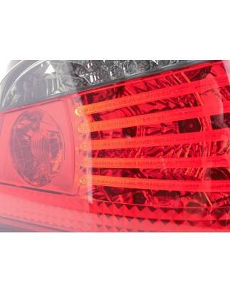 LED taillights BMW 5 series E60 sedan 03-07 red / clear